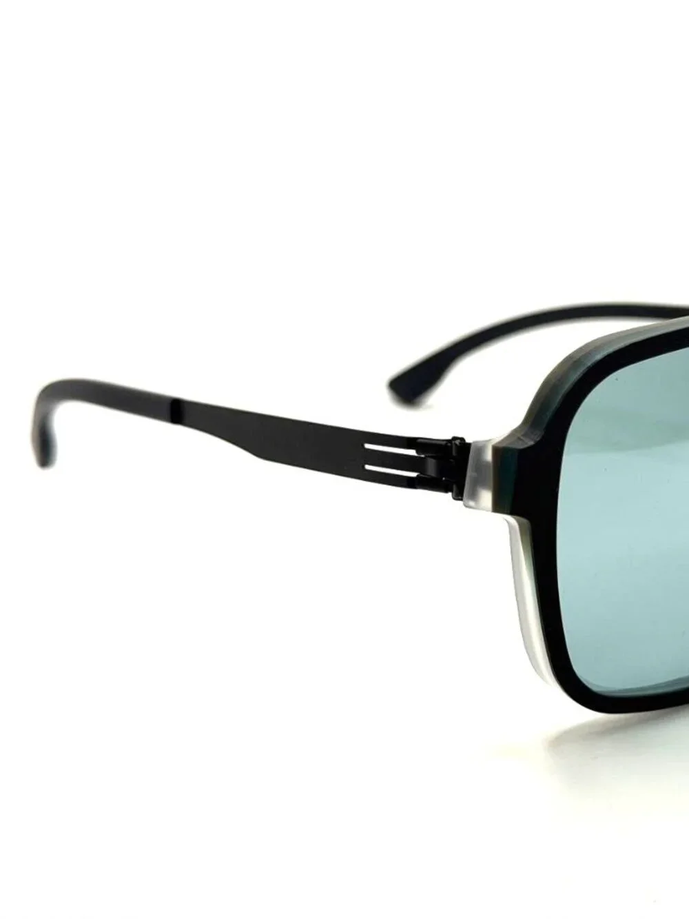 NEW IC! BERLIN HENRIK B.L BLACK UNISEX SUNGLASSES 56MM 15 145